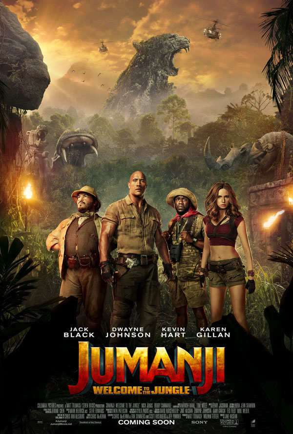 Jumanji' sequel serves up stars, good-hearted fun