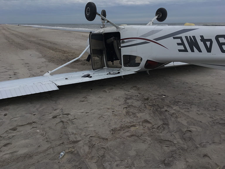 Wantagh Junior Survives Emergency Landing of Plane on Beach During BOCES Aviation Lesson