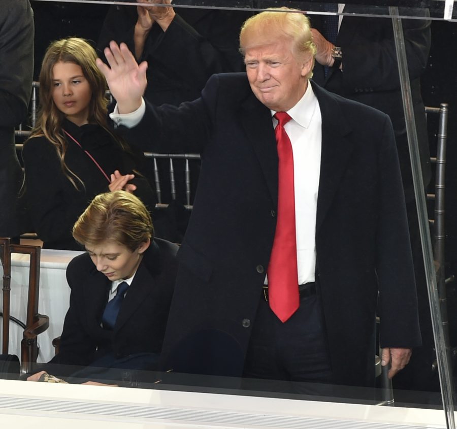President+Trump+and+his+son+Barron