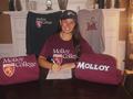 After years of travel lacrosse and striving for good grades, it all paid off! Brady is so happy to officially be a Molloy Lion and can’t wait for the next four years! 