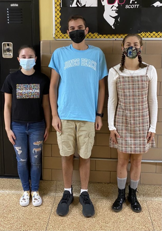 Seniors Emma Alexander, Chris Morale, and Julianna Rose have created a club dedicated to STEM education. 
